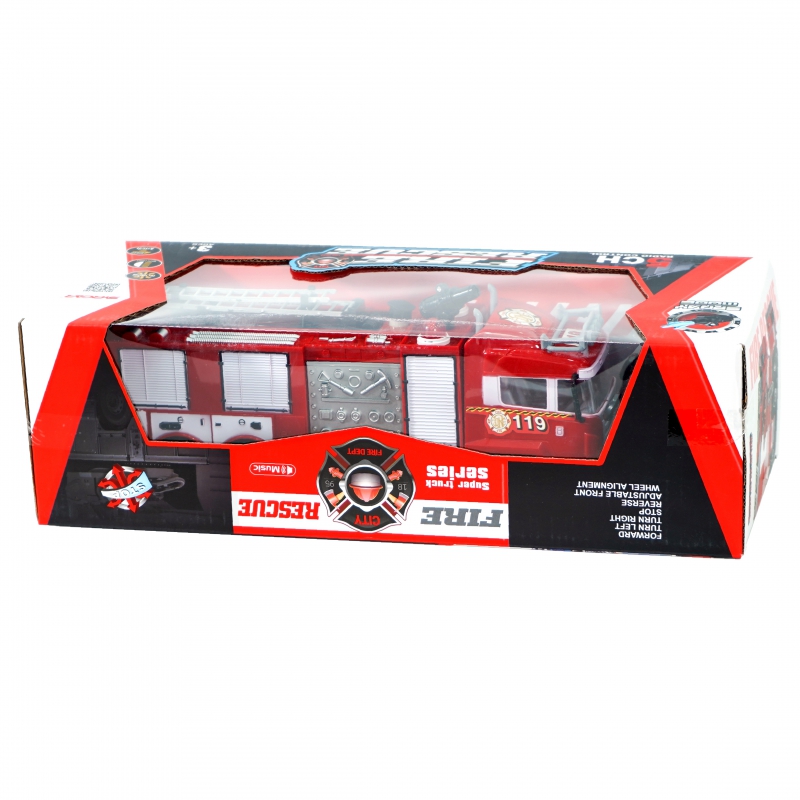 Խաղ Հրշեջ Մեքենա AH-2394 666-192A Ջուր Ցանող 2